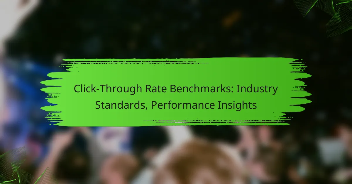 Click-Through Rate Benchmarks: Industry Standards, Performance Insights
